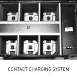 ADJ Element H6, Event Up Lighting System With (6) IP54-Rated Black Fixtures and Charging Flight Case by ADJ