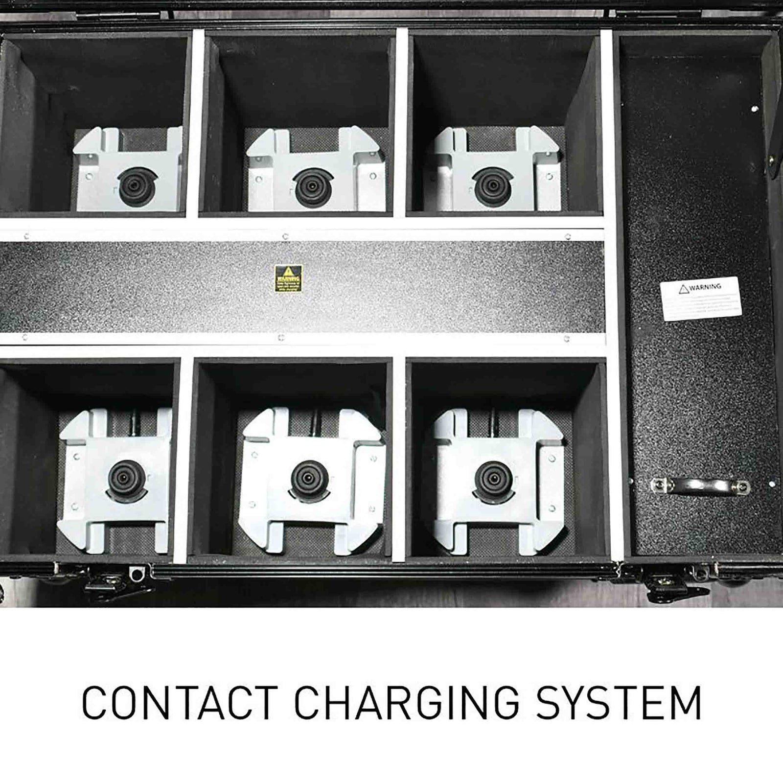 ADJ Element H6, Event Up Lighting System With (6) IP54-Rated Black Fixtures and Charging Flight Case by ADJ