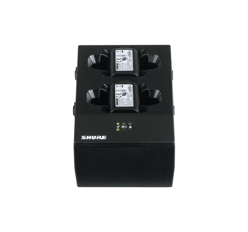 Shure SBC200-US, Dual Docking Recharging Station for SB900B Batteries with Single Power Supply by Shure
