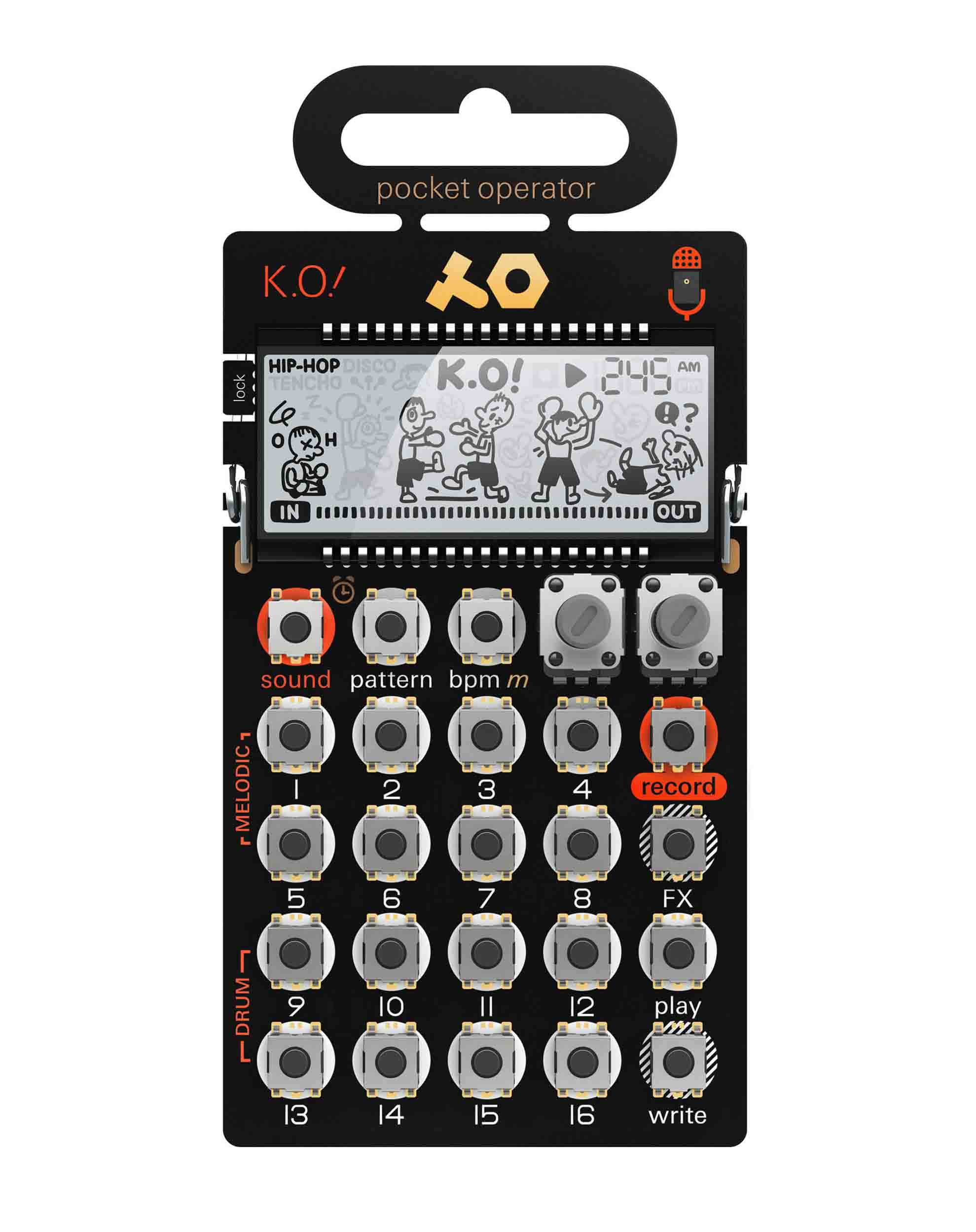 Teenage Engineering PO-33 K.O Pocket Operator Micro Sampler by Teenage Engineering