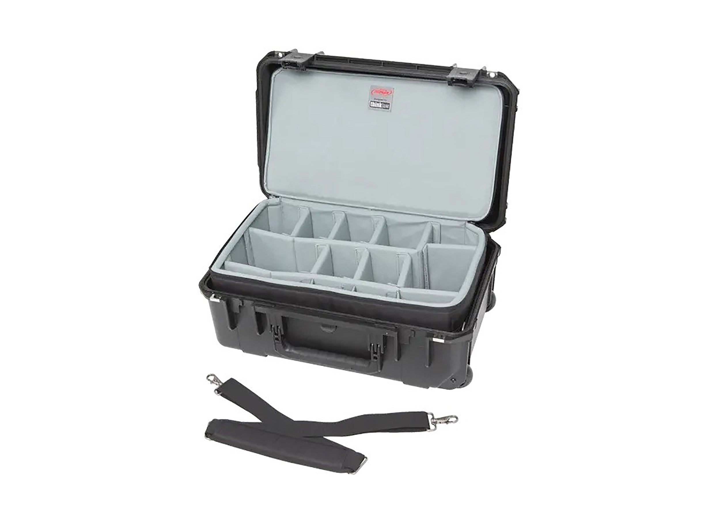 SKB Cases 3i-2011-7DZ, iSeries Case with Think Tank Removable Zippered Divider Interior - Black by SKB Cases
