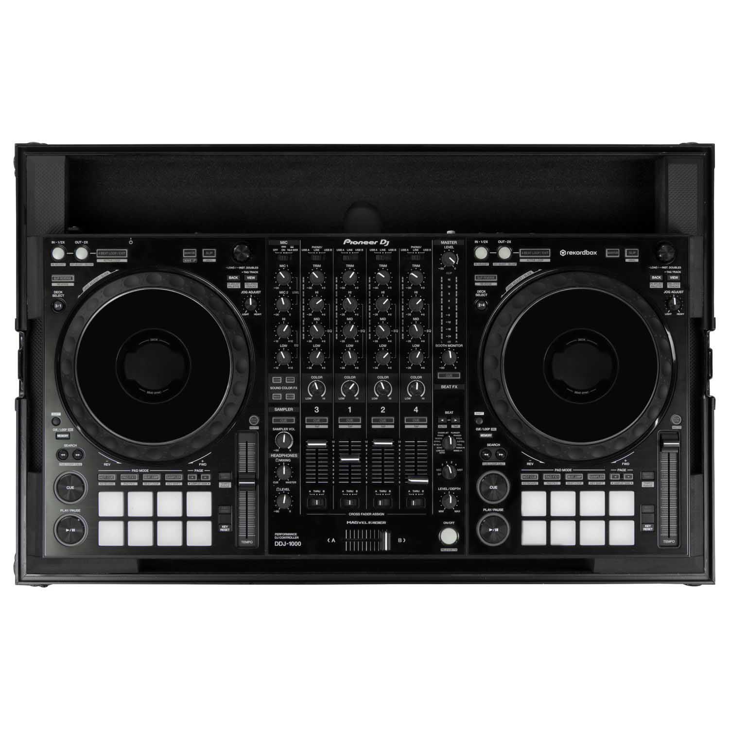 B-Stock: Odyssey FZDDJ1000BL Flight Case for Pioneer DDJ-1000 / DDJ-1000SRT - Black