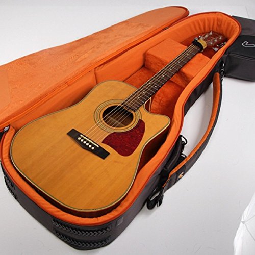 GigBlade Side-Carry Hybrid Guitar Gig Bag for Acoustic Guitar, Black by Gruv Gear