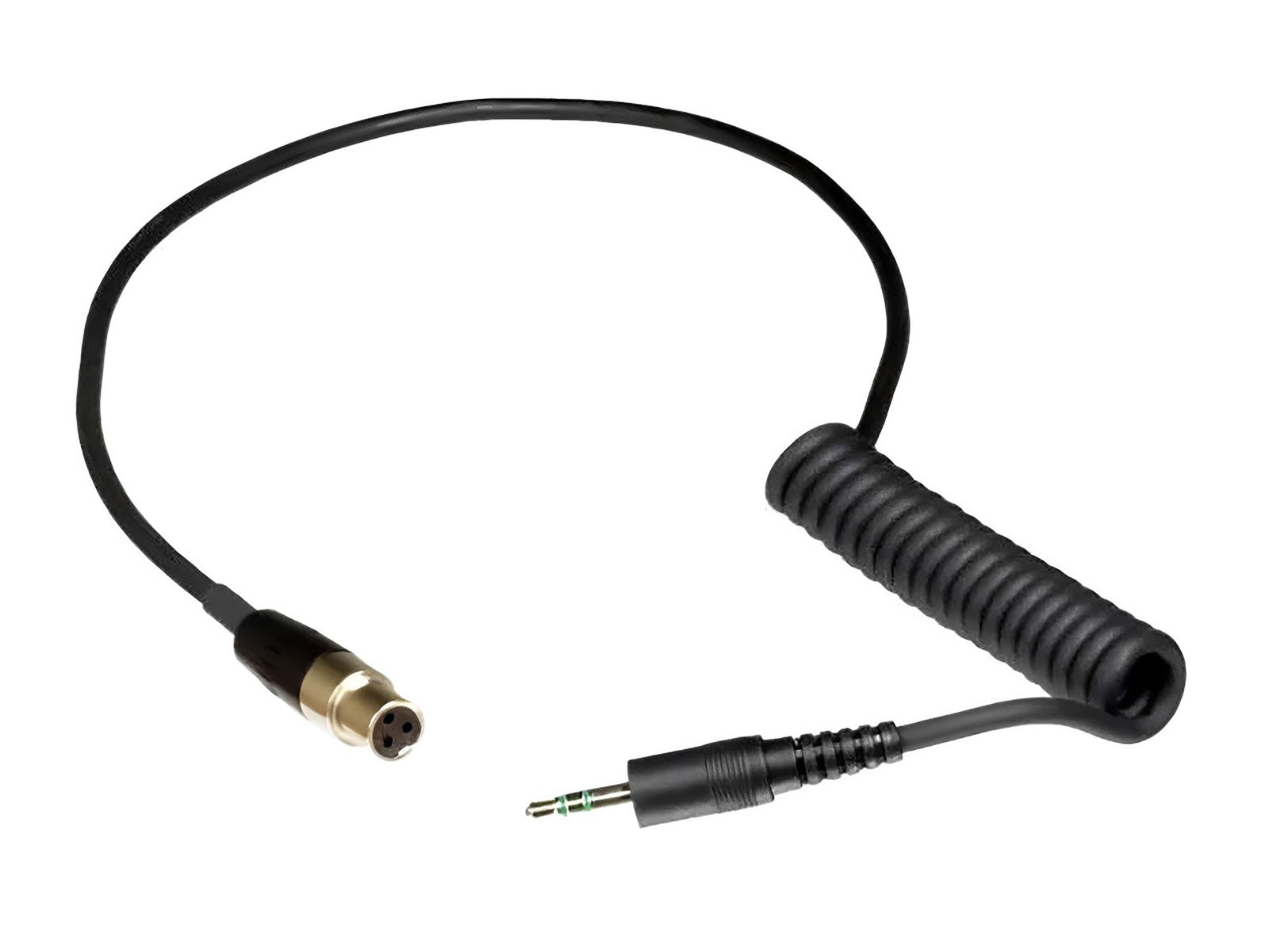 Shure WA460, Output Cable with TA3F Connector to Stereo Miniplug Connector - 3.5 Ft by Shure