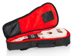 Gator Cases GT-UKE-SOP-BLK Transit Guitar Gig Bag for Soprano Ukulele - Black by Gator Cases