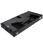 ProX XS-ZTABLEBLMK2, Z-Style Flight Case DJ Table Workstation with Handles and Wheels - Black Finish by ProX Cases