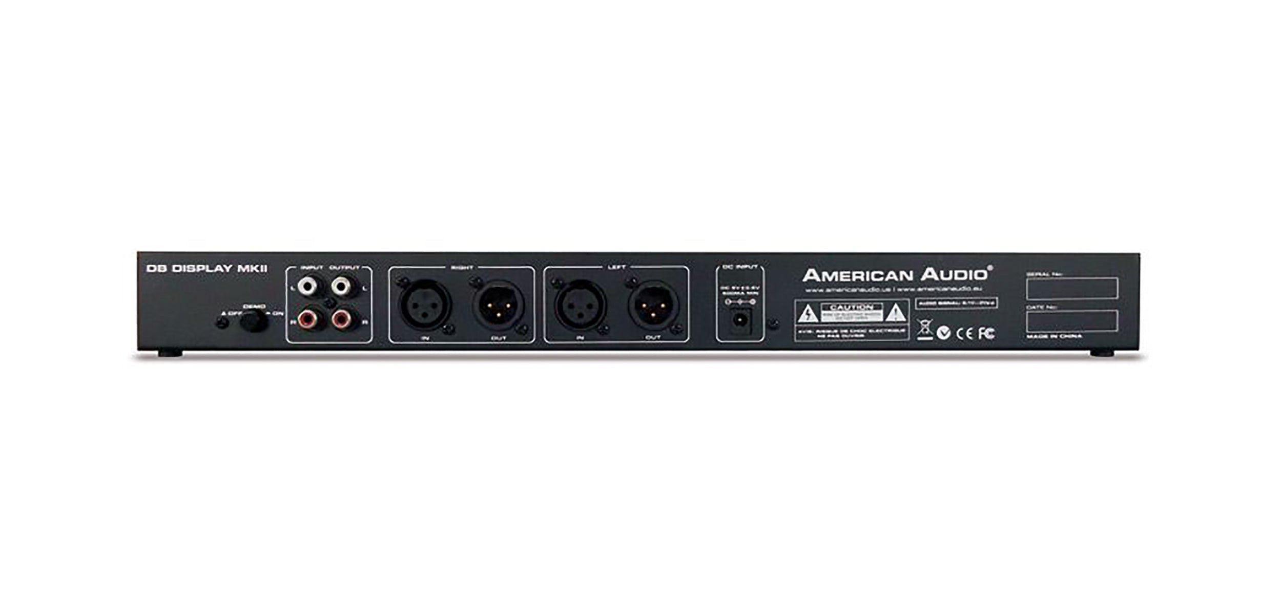 American Audio DB DISPLAY MKII, 19-Inch Mountable LED dB Level Display & Amp Rack Lightshow by American Audio
