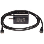 ADJ WMX WING accessories: 45 W USB-C power adapter and braided USB-C cable - Hollywood DJ