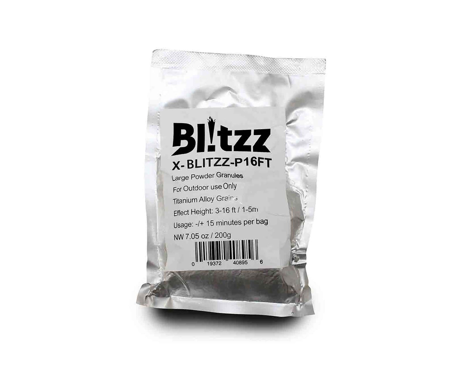 ProX X-BLITZZ-P16FT, Blitzz Large Powder Cold Spark Effect Granules for Titanium Alloy Grains Effect - Height 3-16ft by ProX Cases