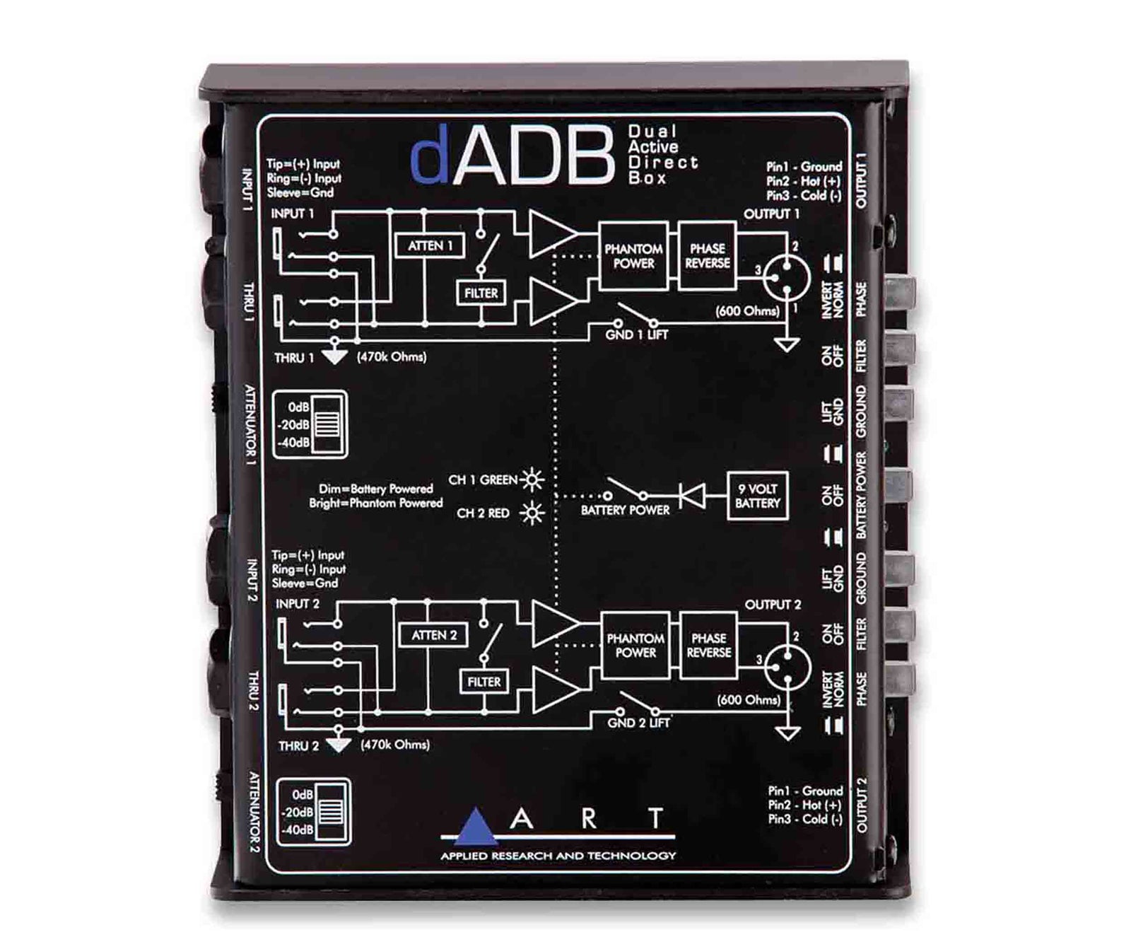 Art dADB Dual Active Direct Box by ART