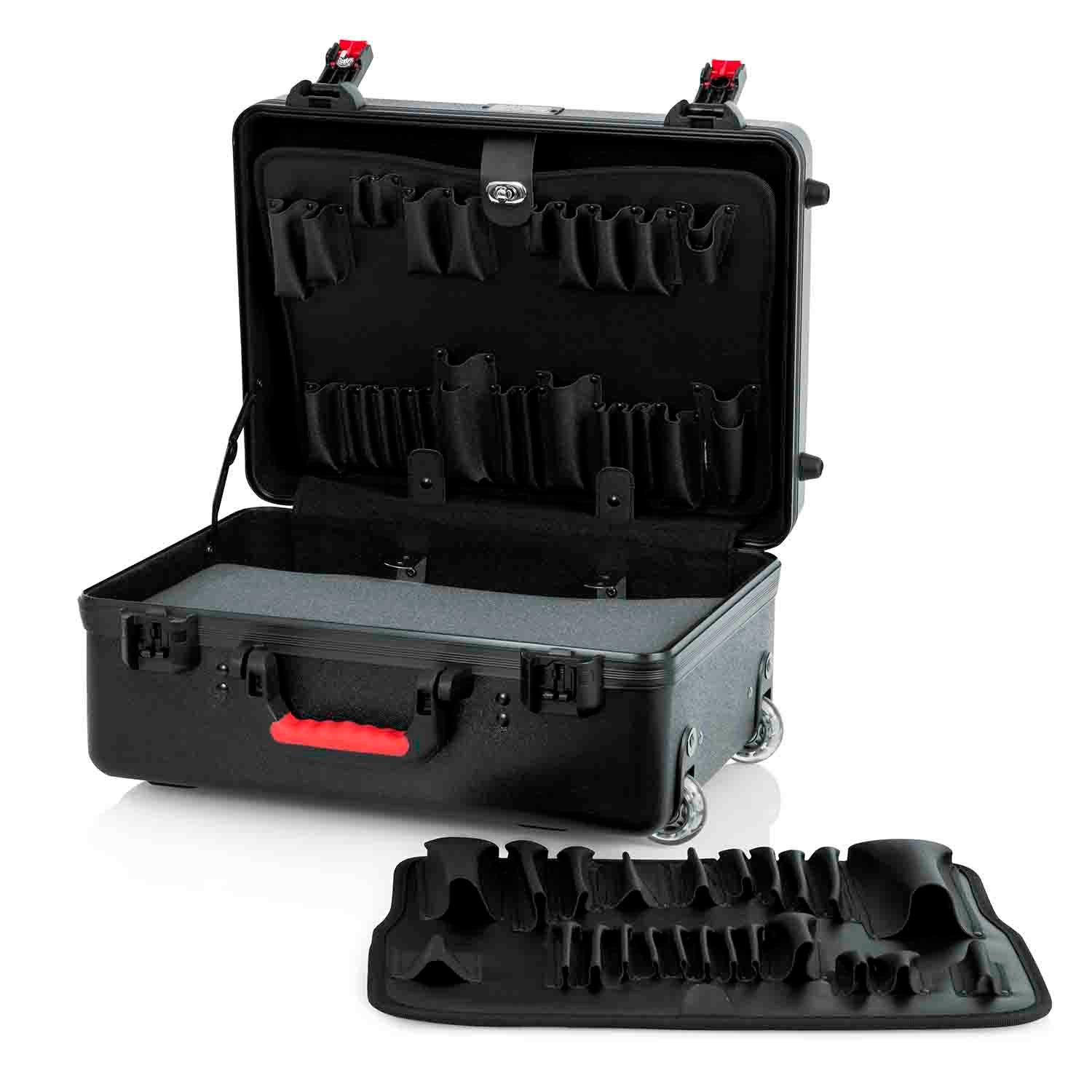 Gator Cases GTSA-UTLPLT1813 Polyethylene Utility Case with 2 Tool Pallet Trays - 18″x13″x7″ by Gator Cases