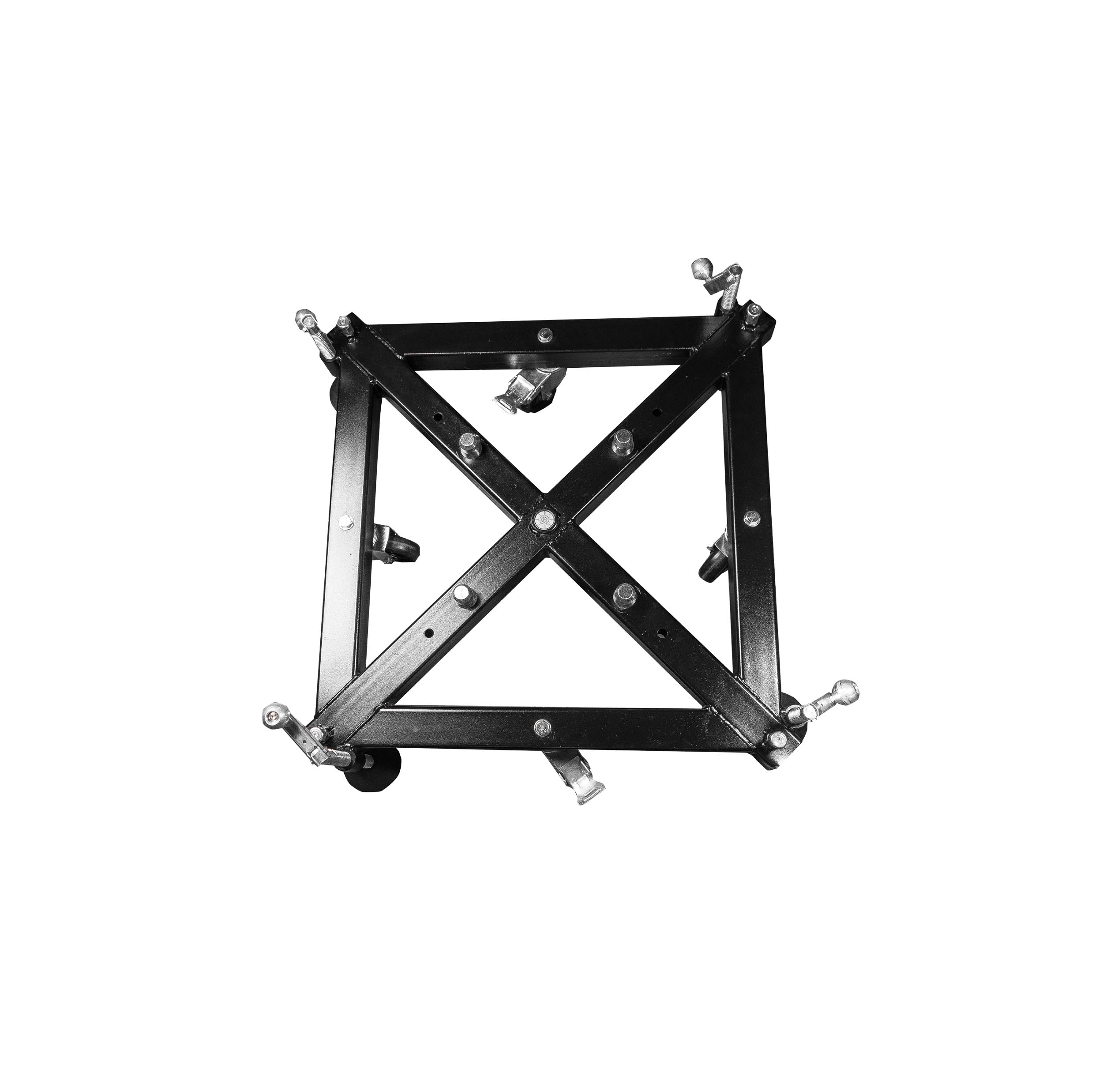 ThunderZ TZ1019, Square Foot TZ34 Vertical Truss Ground Support Base with Wheels