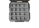 SKB Cases 3i-1515-6DT, iSeries Injection Molded Mil-Standard Utility Case with Think Tank Divider - Black by SKB Cases