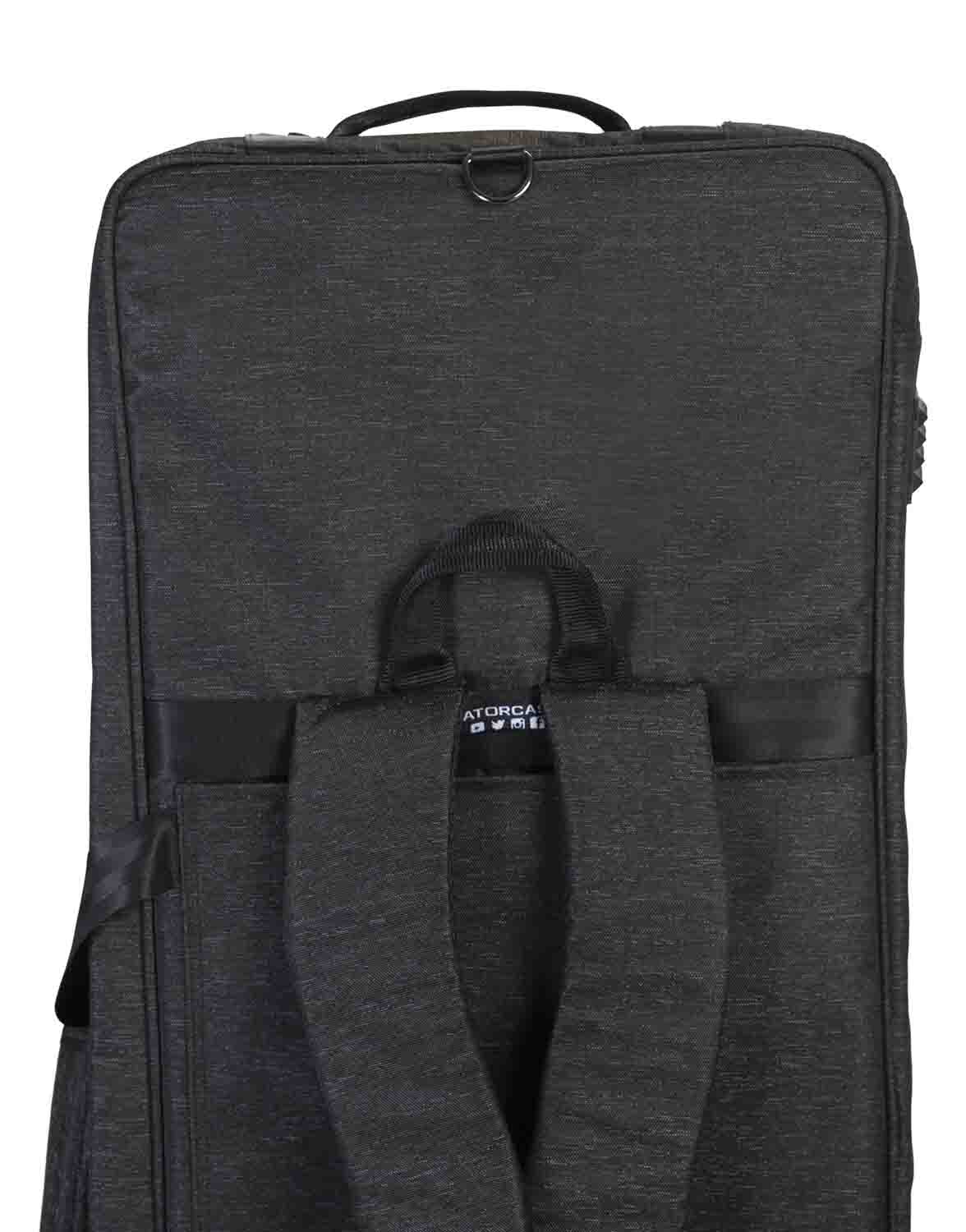 Gator Cases GTK61SL-BLK Transit Series Protective Gig Bag for 61-Note Slim Keyboards by Gator Cases