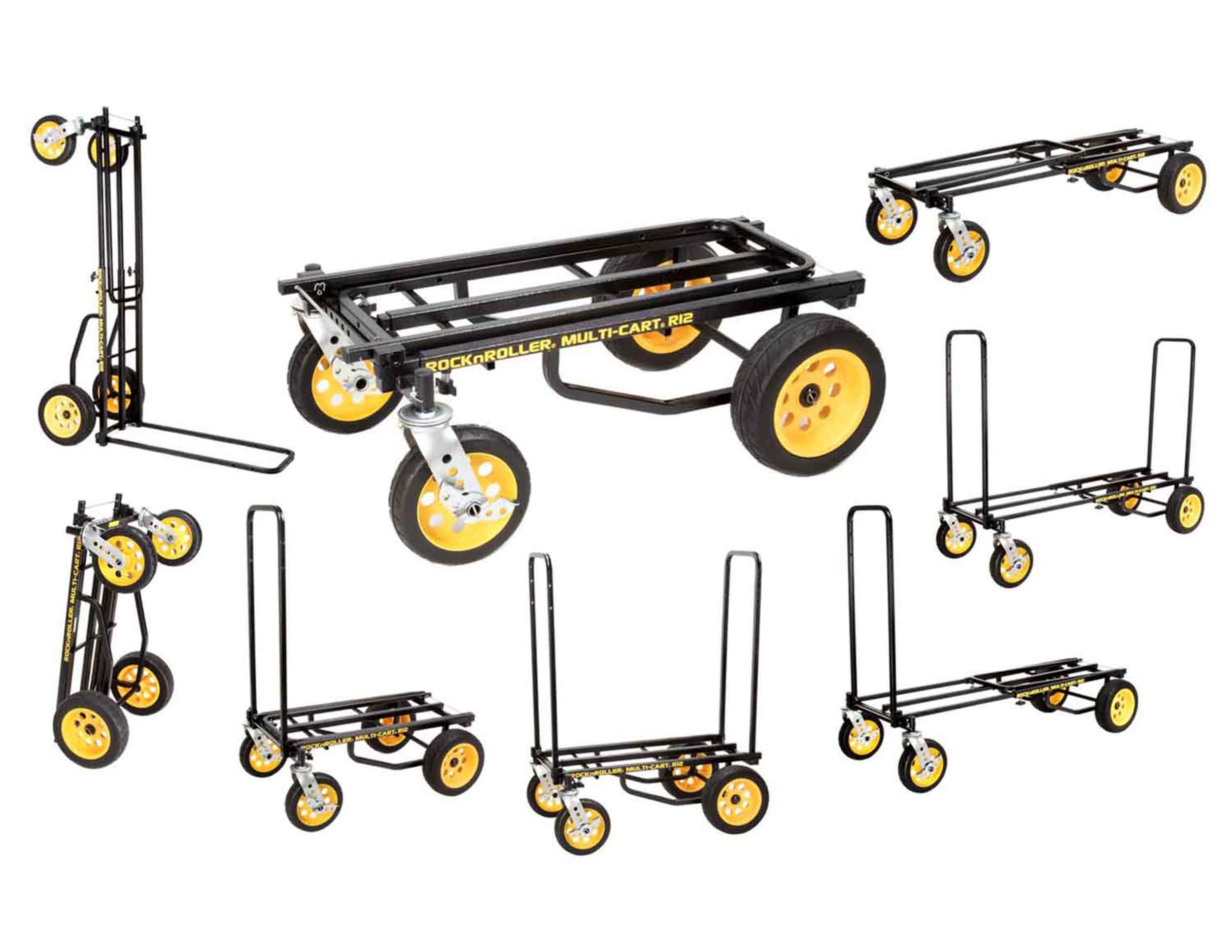 B-Stock Scratch & Dent: Rock N Roller R12RT All Terrain 8 in 1 Folding Multicart