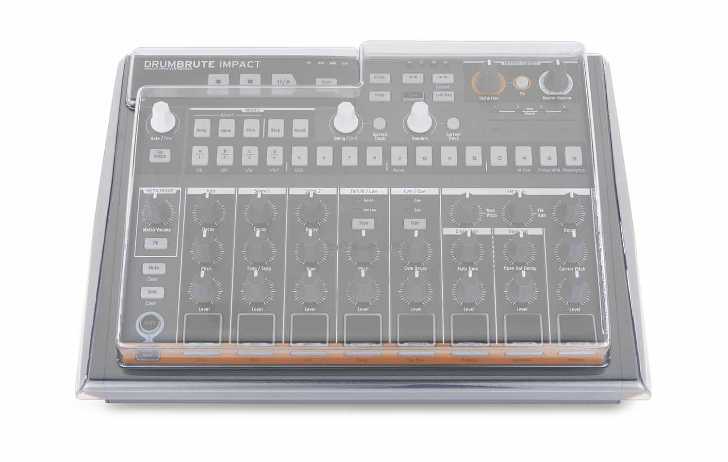 Arturia DrumBrute Impact Synthesizer DJ Package with Decksaver Protective Cover by Arturia