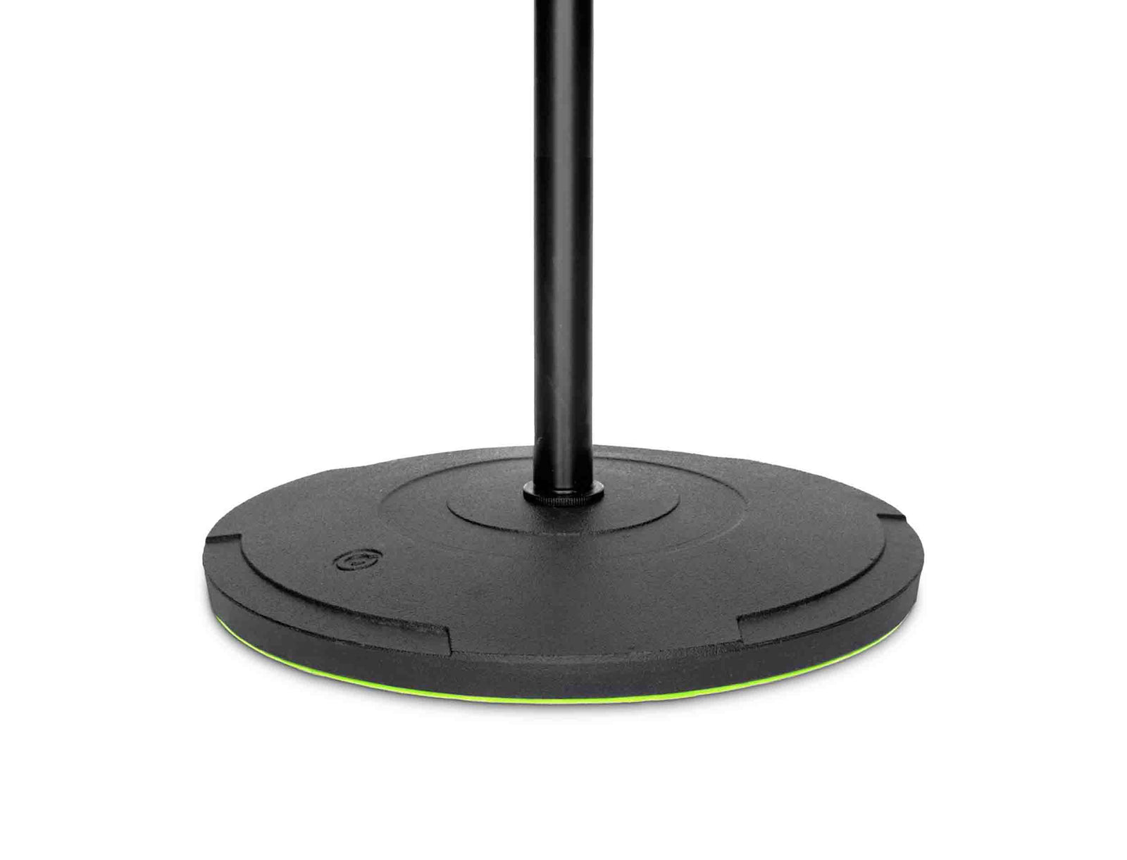 Gravity TMS 2222, Short Touring Series Microphone Stand with Round Base and 2-Point Adjustment Telescoping Boom by Gravity