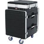 Gator Cases GRC-10X12 PU, 10U Top and 12U Side ATA Molded PE Pop-Up Console Rack by Gator Cases