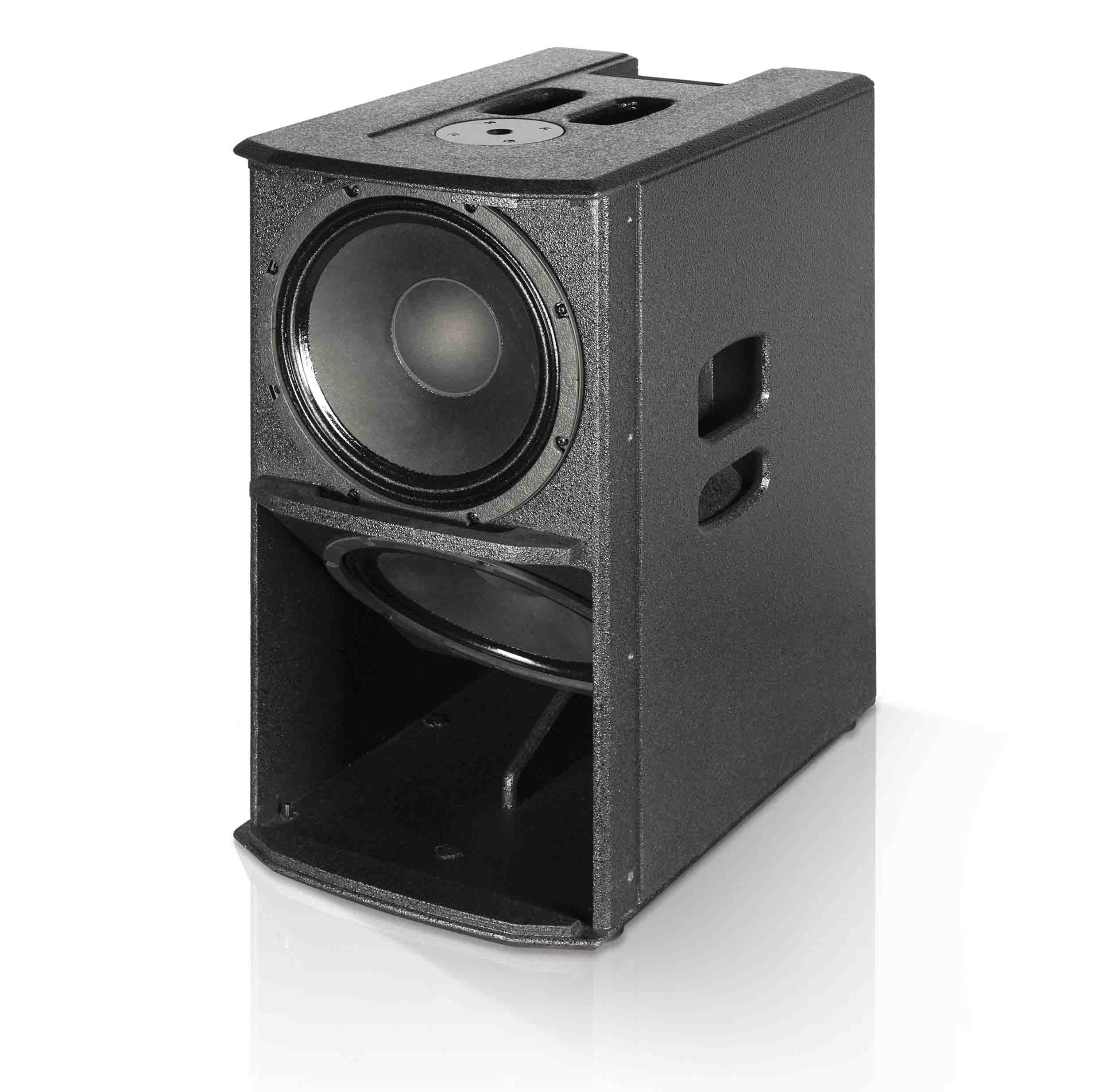 dB Technologies ES1203DPTCESTOP Portable Stereo Sound System DJ Package with Design Pole and Cover - Back by DB Technologies