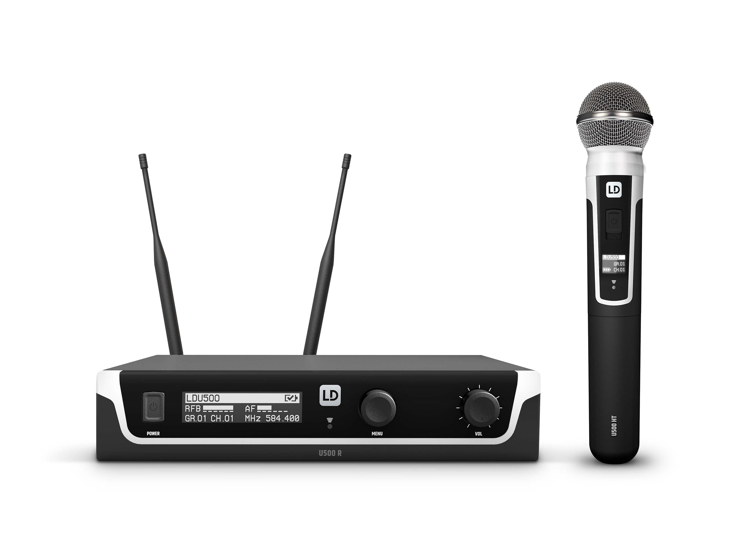 LD Systems U505.1 HHD US, Wireless Microphone System with Dynamic Handheld Microphone - 512-542 MHz by LD Systems