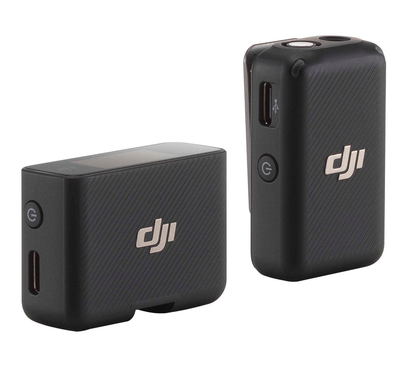 DJI Mic CP.RN.00000308.01, Compact Digital Wireless Microphone System/Recorder for Camera and Smartphone (2.4 GHz) by DJI