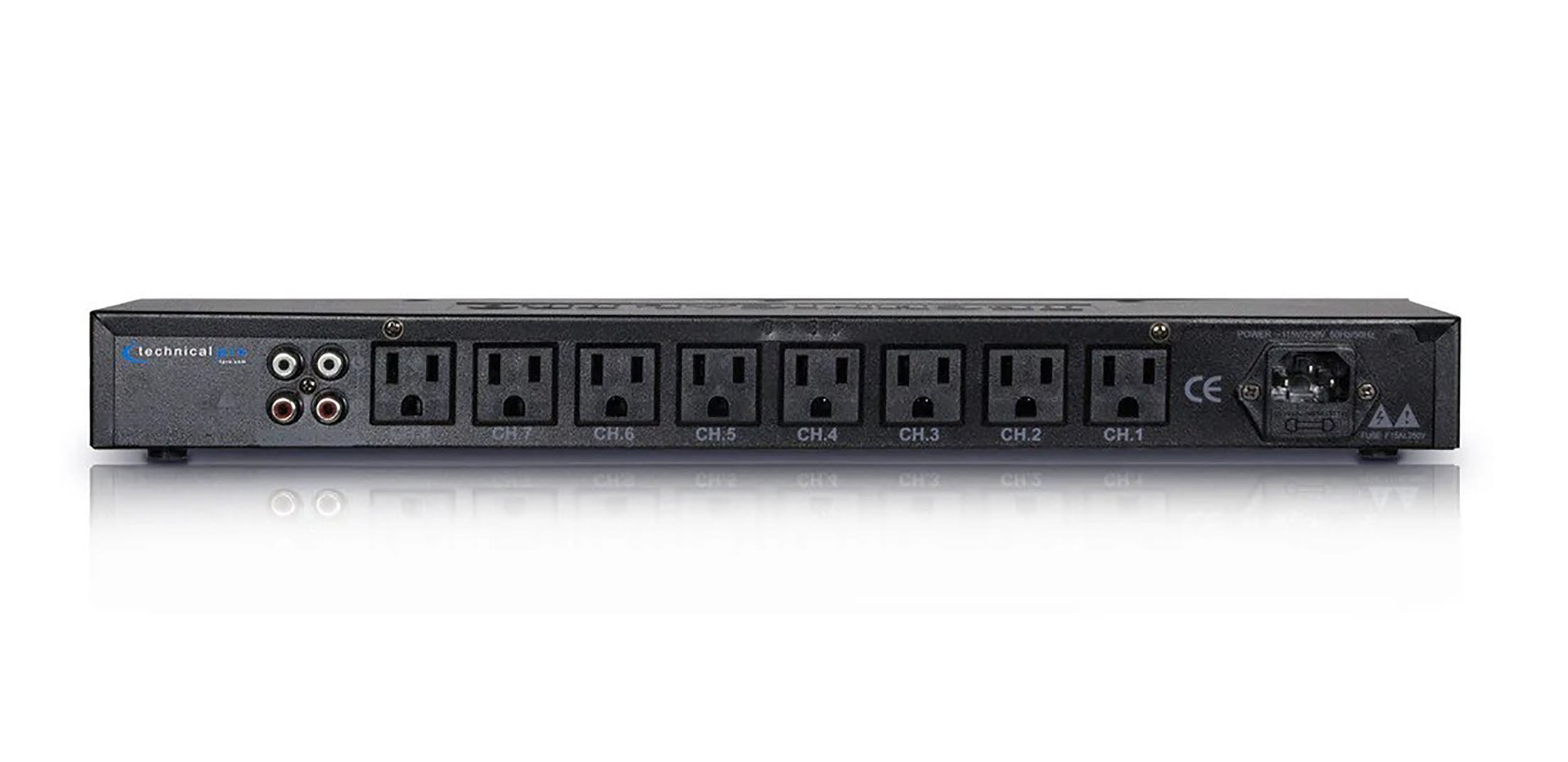 Technical Pro DB30 1U Rack Mount dB Display with Power Supply by Technical Pro