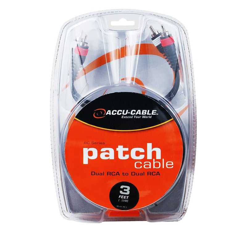 Accu-Cable, Stage and Studio Dual RCA Power Cable by Accu Cable