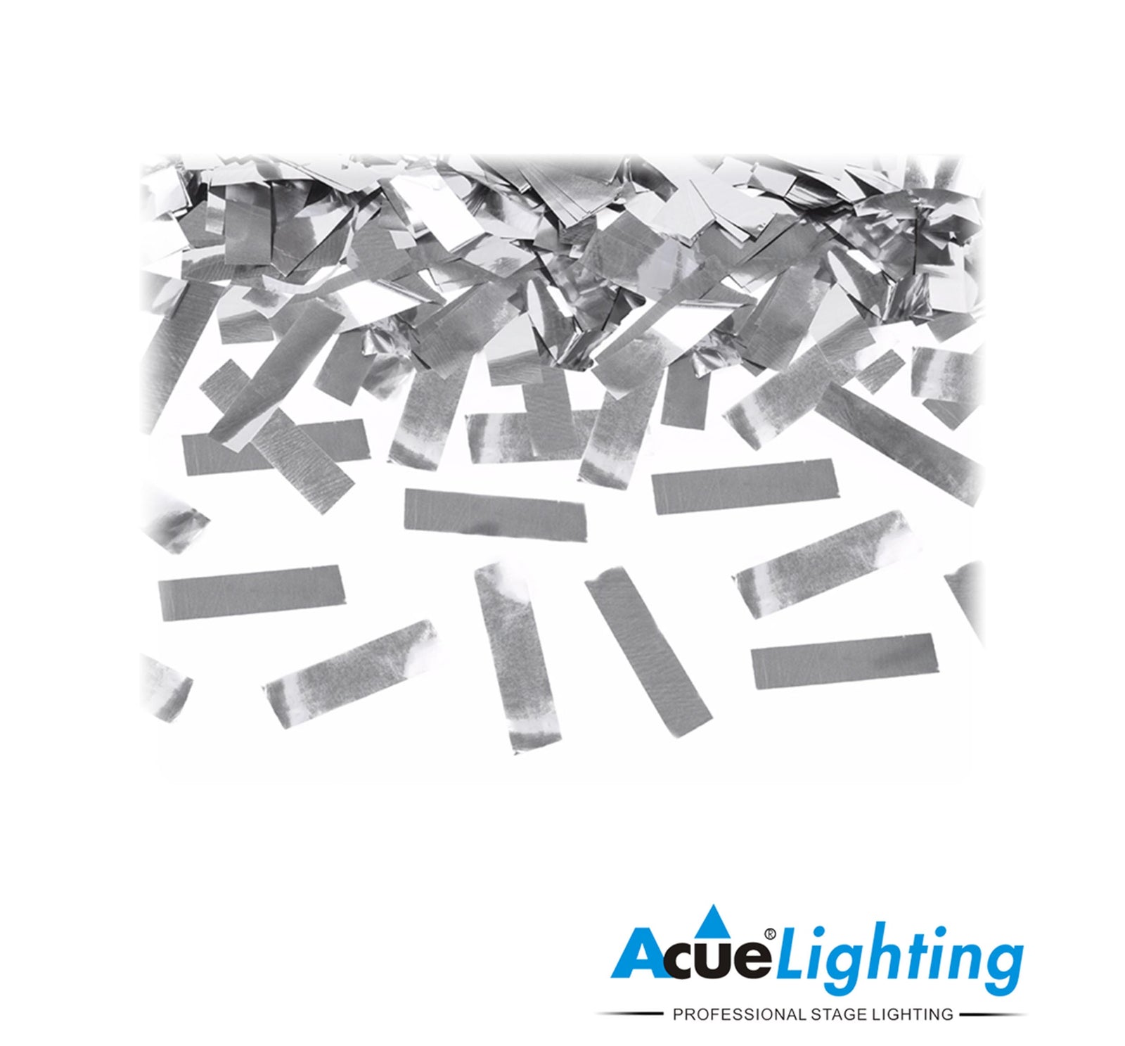 Acue Lighting Confetti – Silver Metallic, High-Performance Confetti for Maximum Coverage - 1 Kg Bags by Acue Lighting