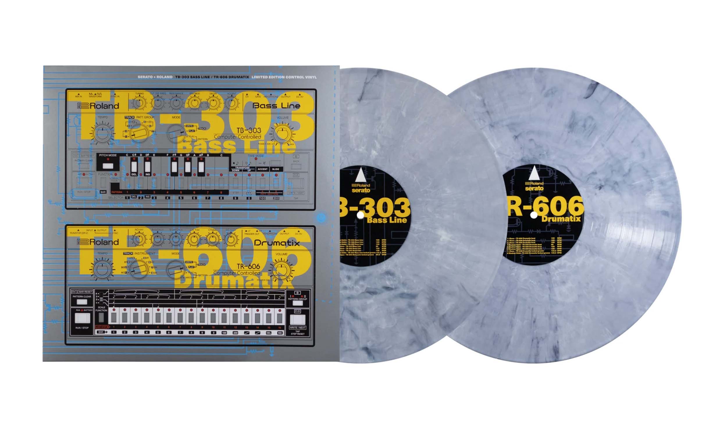B-Stock: Serato + Roland TB-303 / TR-606 Drumatix Control Vinyl by Serato