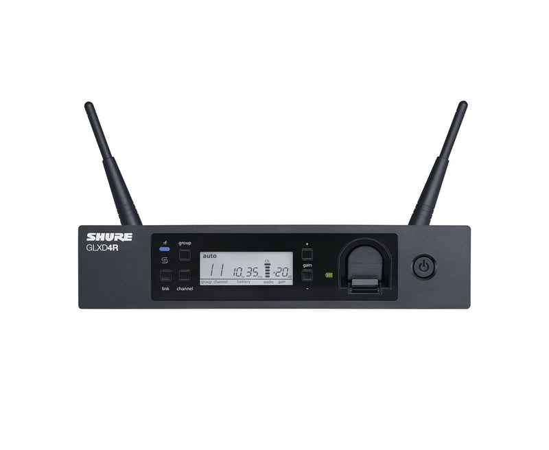 Shure GLXD4R-Z2 Rack Mount Receiver for GLX-D Advanced Digital Wireless Systems by Shure