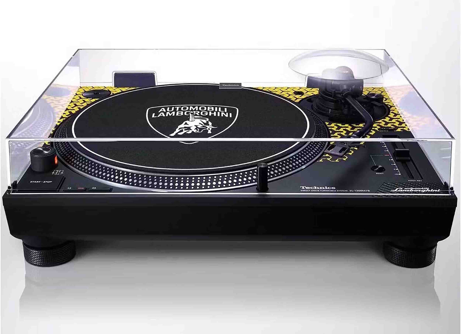 Open Box: Technics SL-1200M7BY Special Edition Lamborghini Direct Drive Turntable System - Yellow by Technics