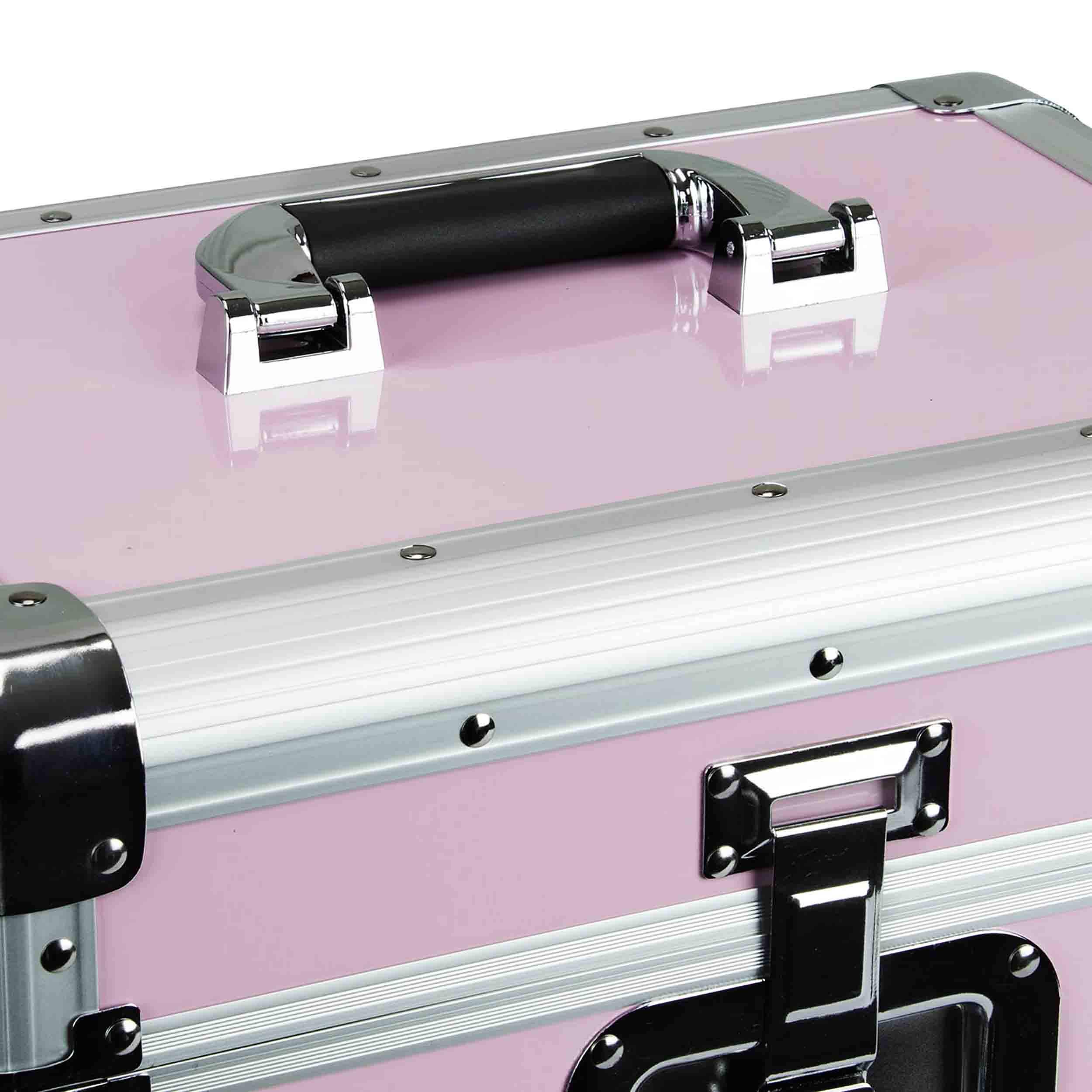 Odyssey KLP1PINK, KROM Series Pink Record / Utility Case for 70 12″ Vinyl Records and LPs