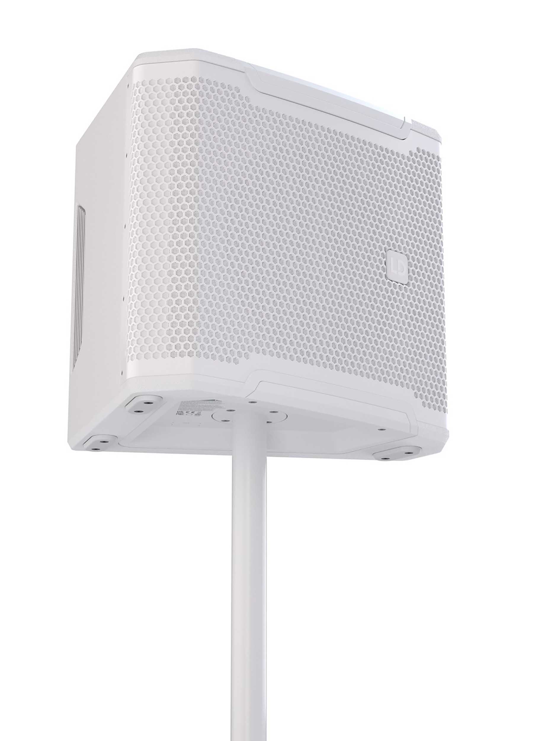 LD System LDS-MON12AG3W, 12" Powered Coaxial Stage Monitor - White by LD Systems