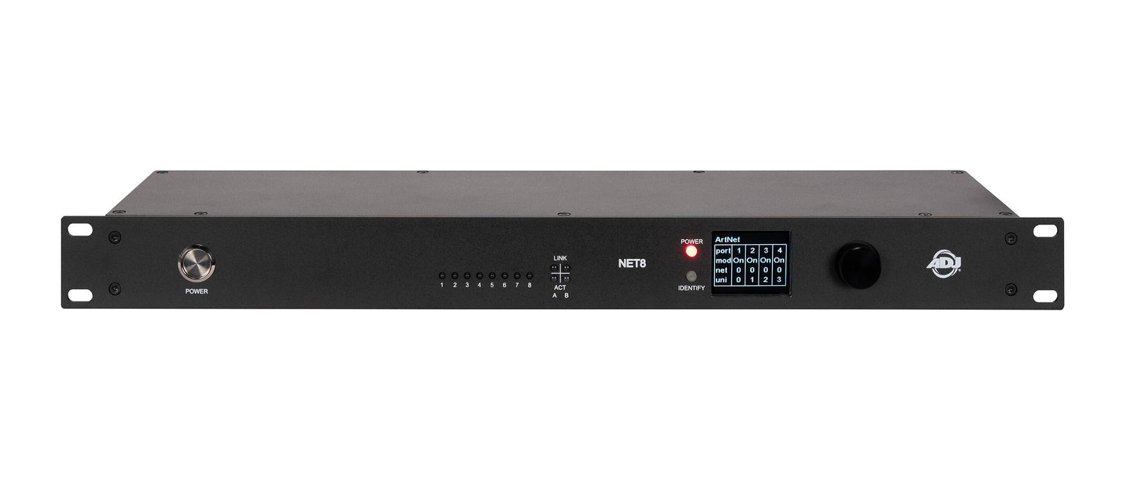 ADJ NET 8, DMX Over Ethernet Node 8-Port by ADJ