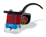 Jico J-AAC0632, Omnia Impact SD Cartridge Mounted on Black Head Shell by Jico