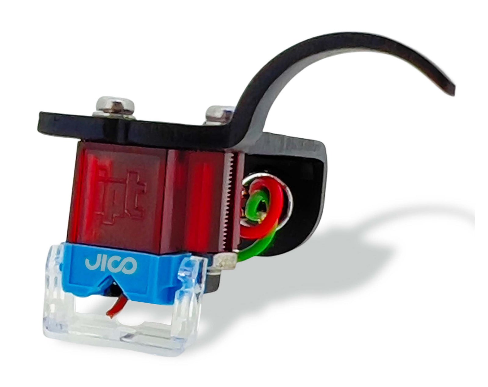 Jico J-AAC0632, Omnia Impact SD Cartridge Mounted on Black Head Shell by Jico