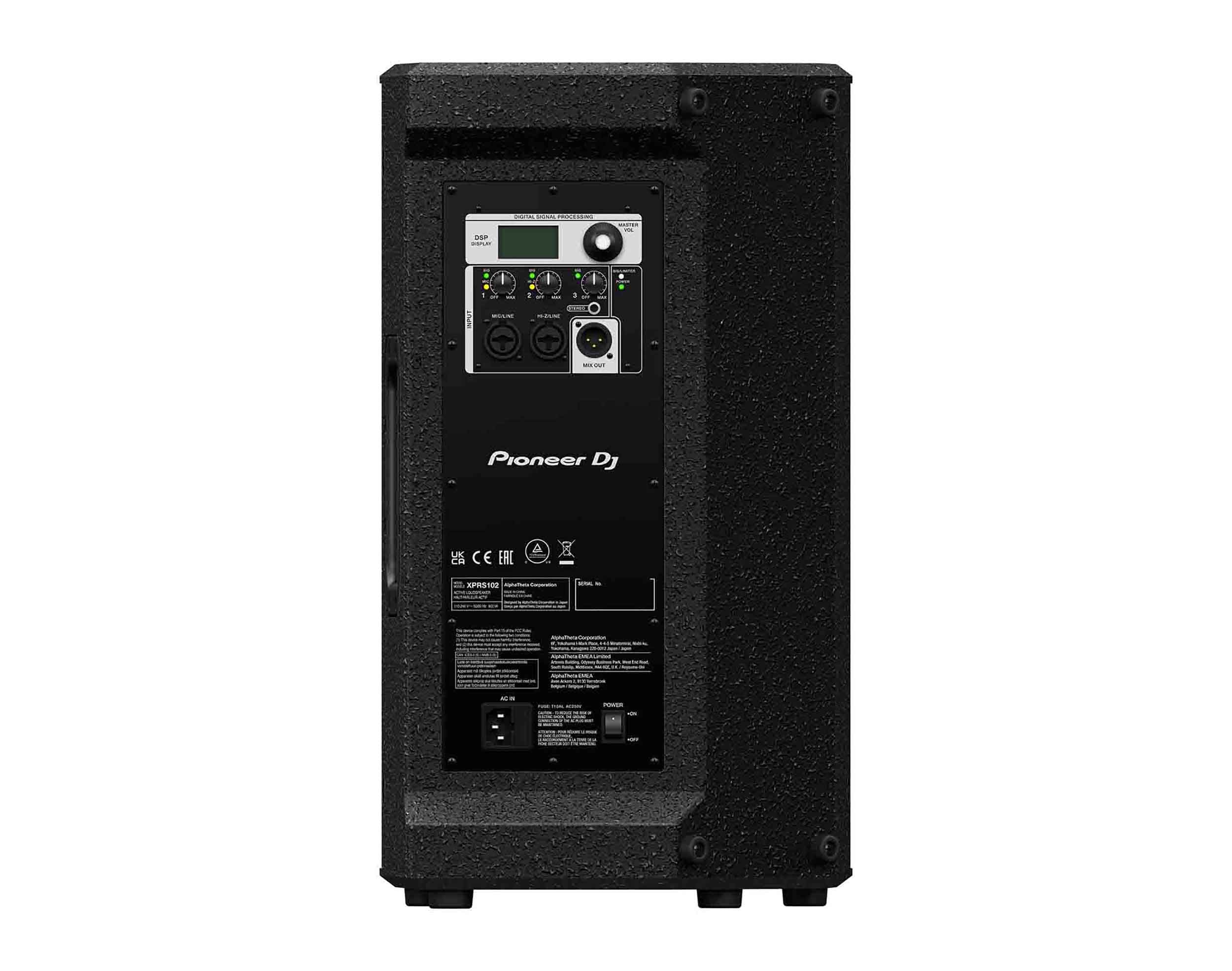 Pioneer Dj XPRS102, 10" Active Loudspeaker DJ Package with Speaker Covers, Stands and Cables