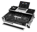 Odyssey FZGSDDJREV5CW, 1U Flight Case for DDJ-REV5 with Glide Style Laptop Platform and Corner Wheels by Odyssey
