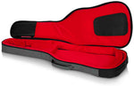 Gator Cases GT-ELECTRIC-GRY Transit Series Electric Guitar Gig Bag with Light Grey Exterior by Gator Cases