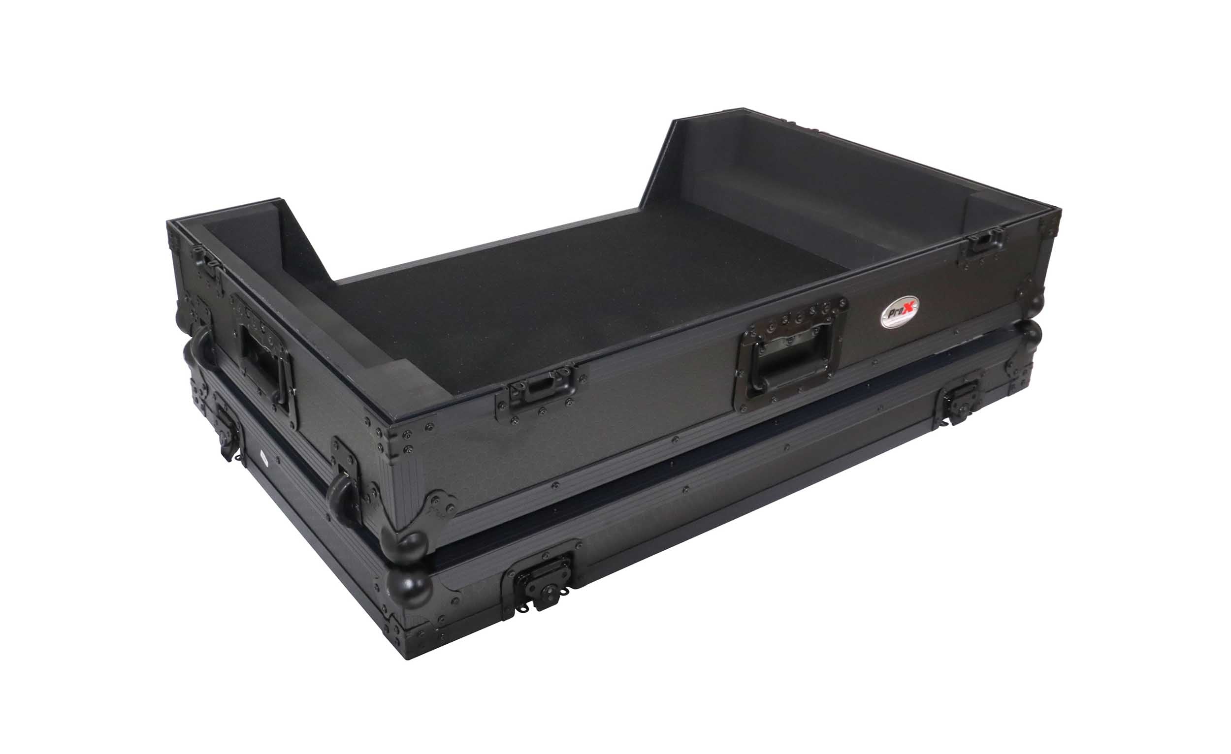 ProX XS-XDJAZWBL ATA Flight Case for Pioneer XDJ-AZ DJ Controller with 1U Rack Space and Wheels - Black