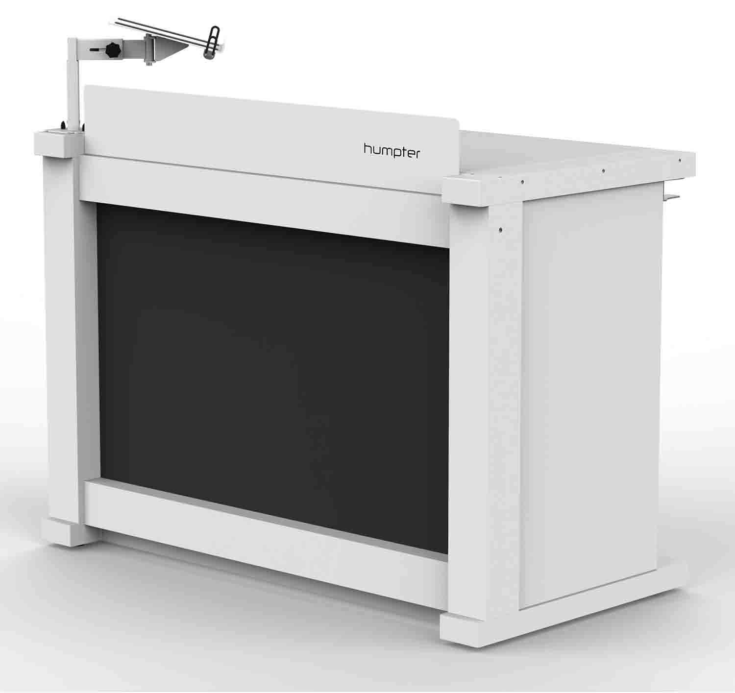 B-Stock Scratch & Dent: ProX XF-HUMPTERB3 WH, Humpter B3 Quick Folding DJ Controller Turntable CD-J Facade Table Workstation - White by ProX Cases