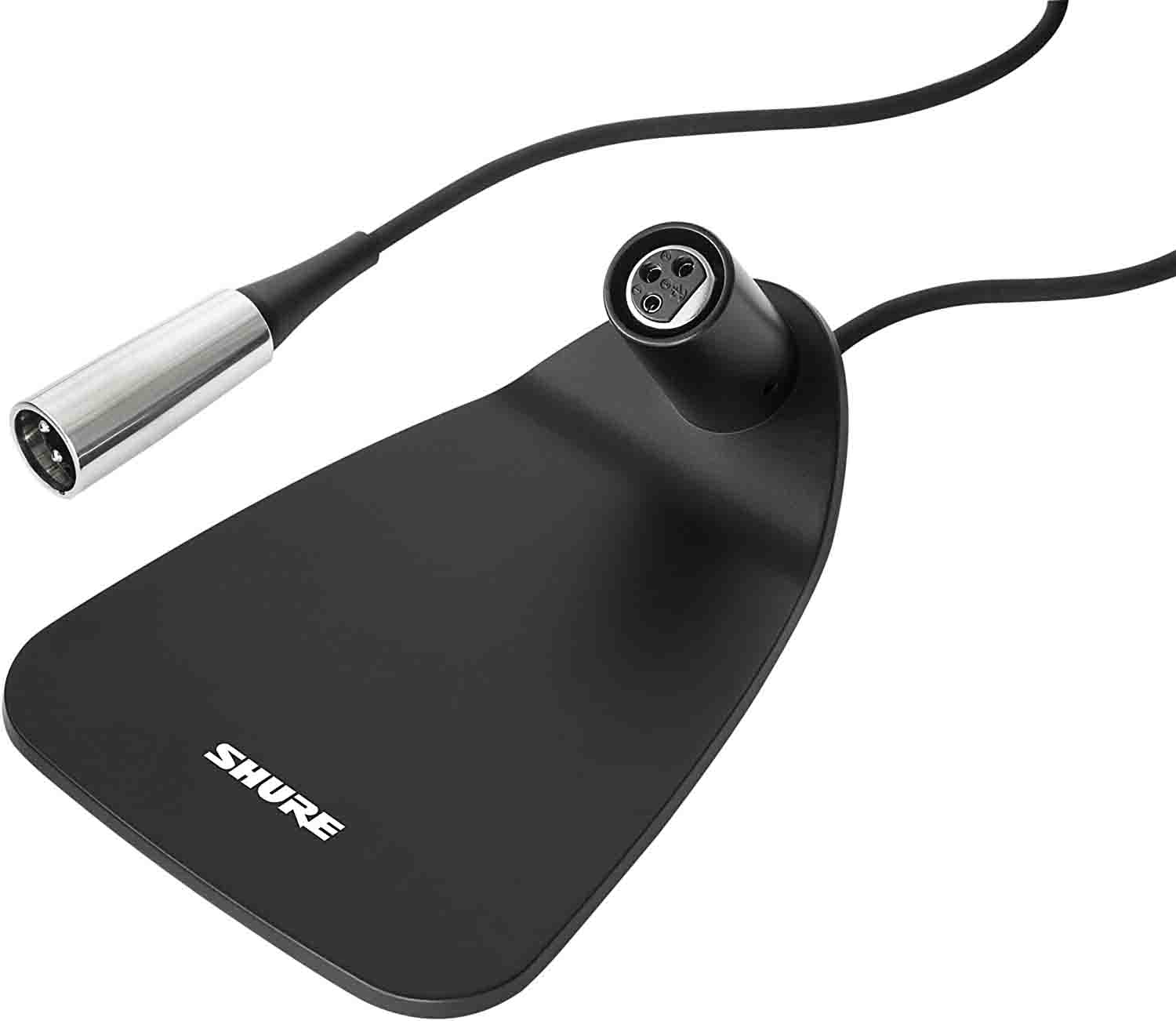 Shure CVD-B Desktop Base for Centraverse 12” and 18” Gooseneck Microphones - Black