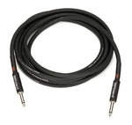 Roland RIC-B15, Black Series 1/4-inch TS Male to 1/4-inch TS Male Instrument Cable - 15 Ft by Roland