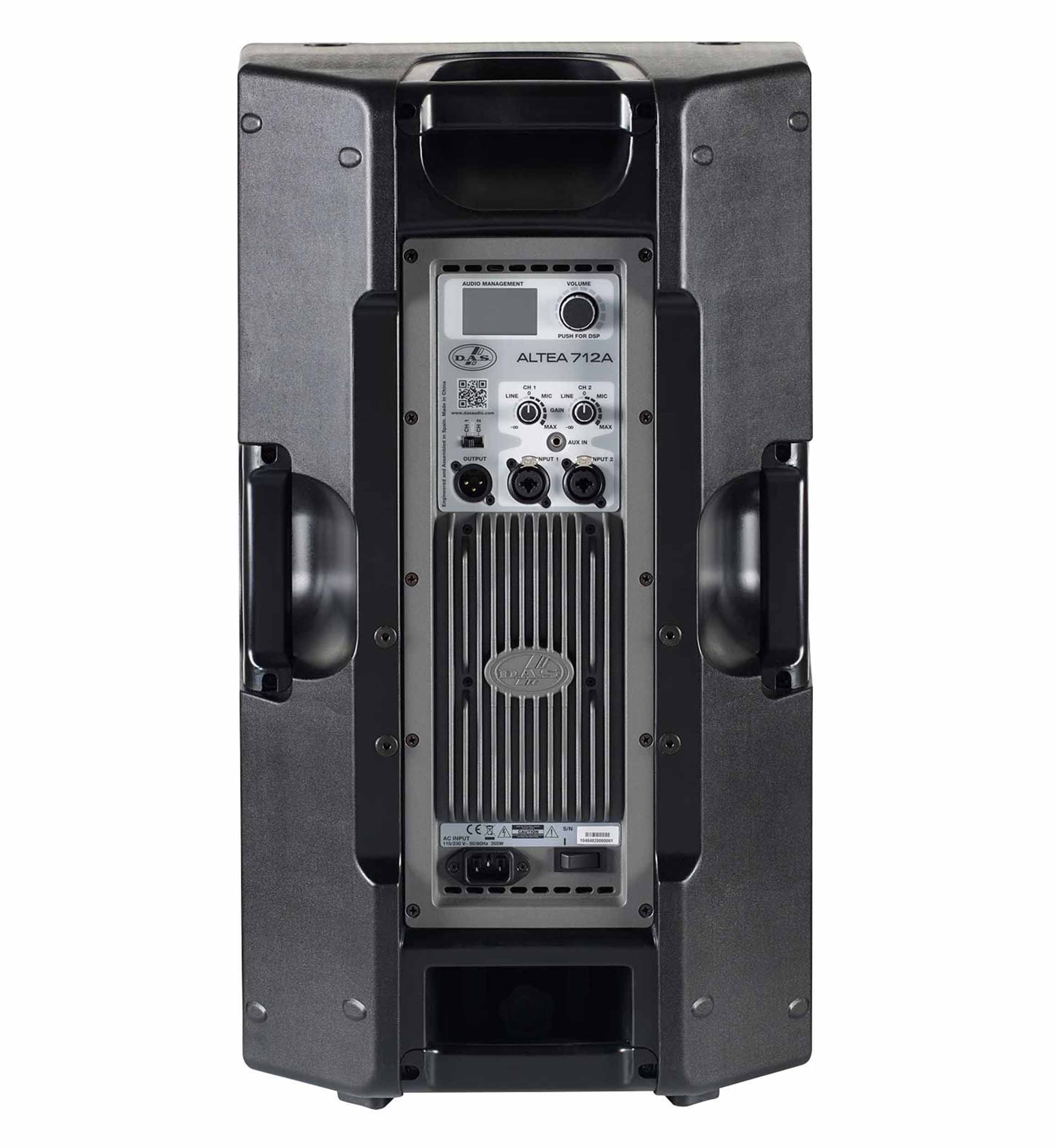 DAS Audio ALTEA-712A 2 Way 12 inch Powered Speakers - Black by DAS Audio