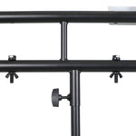 ProX XF-MESAMEDIATRUSSPKG, Full DJ Workstation Includes Truss TV Bracket Mount White and Black Scrims and Carry Bag by ProX Cases