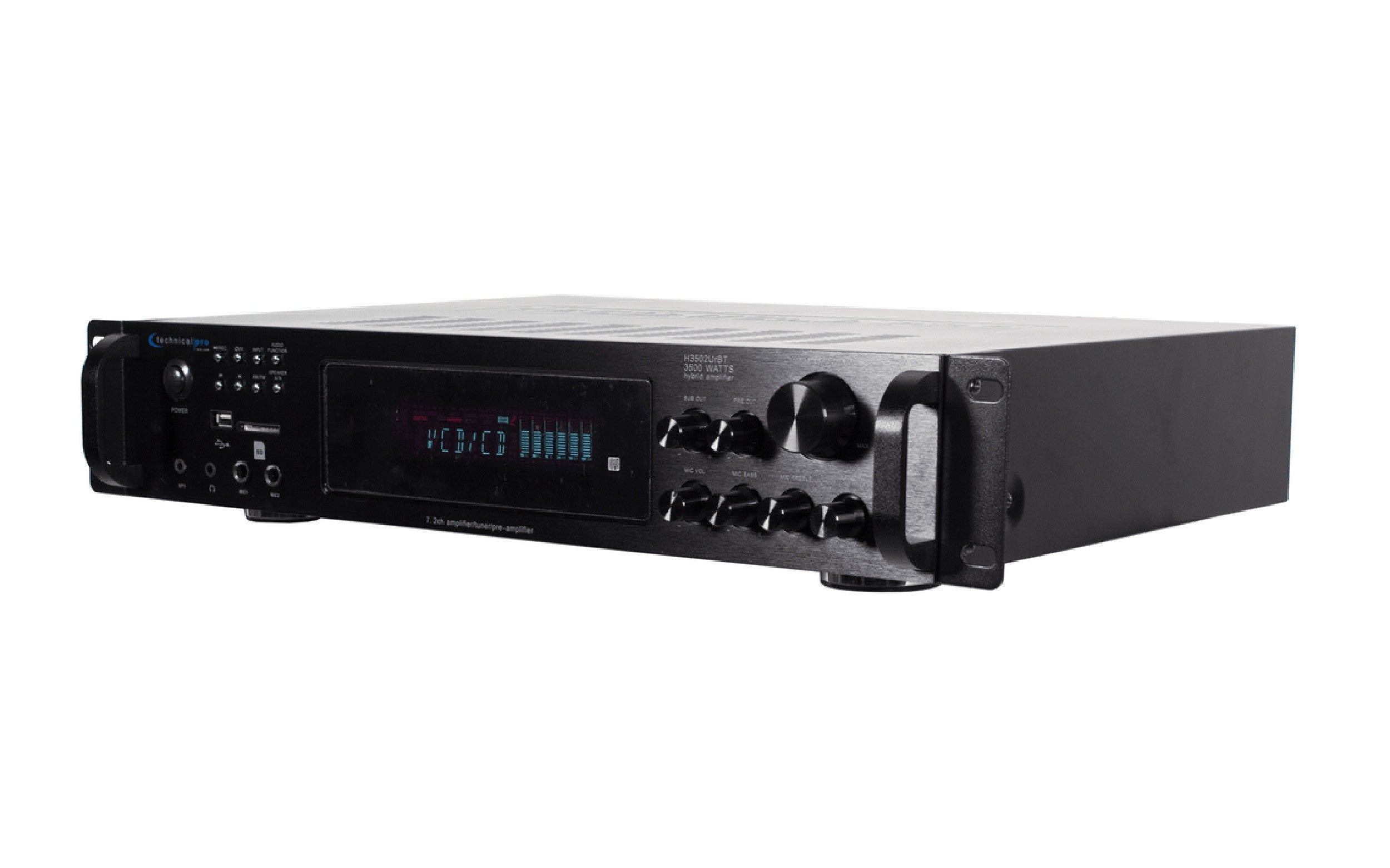 Technical Pro H3502URBT Digital Hybrid Amplifier with AM/FM Tuner - 3500 Watts by Technical Pro