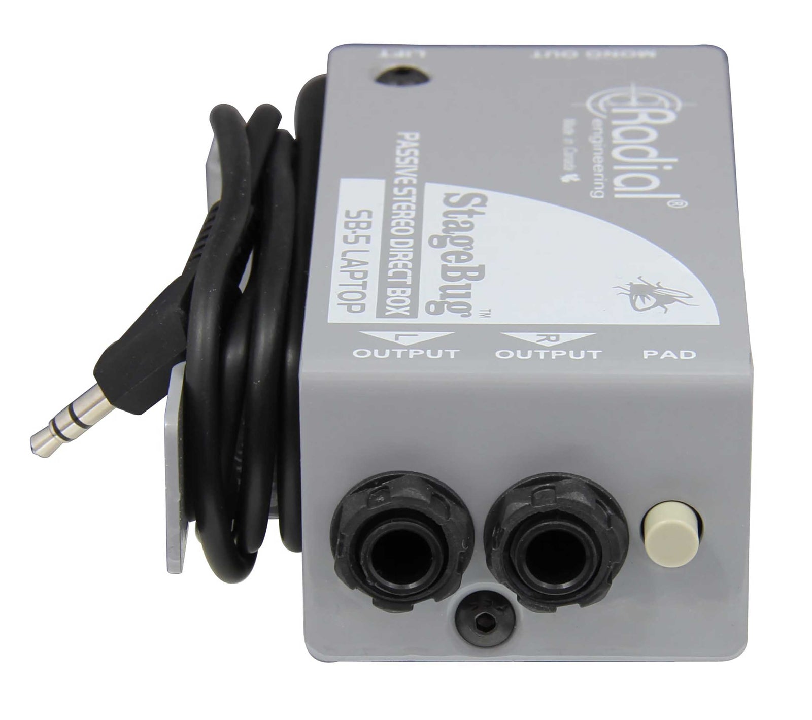 Radial Engineering StageBug SB-5 Compact Stereo Laptop Direct Box by Radial Engineering