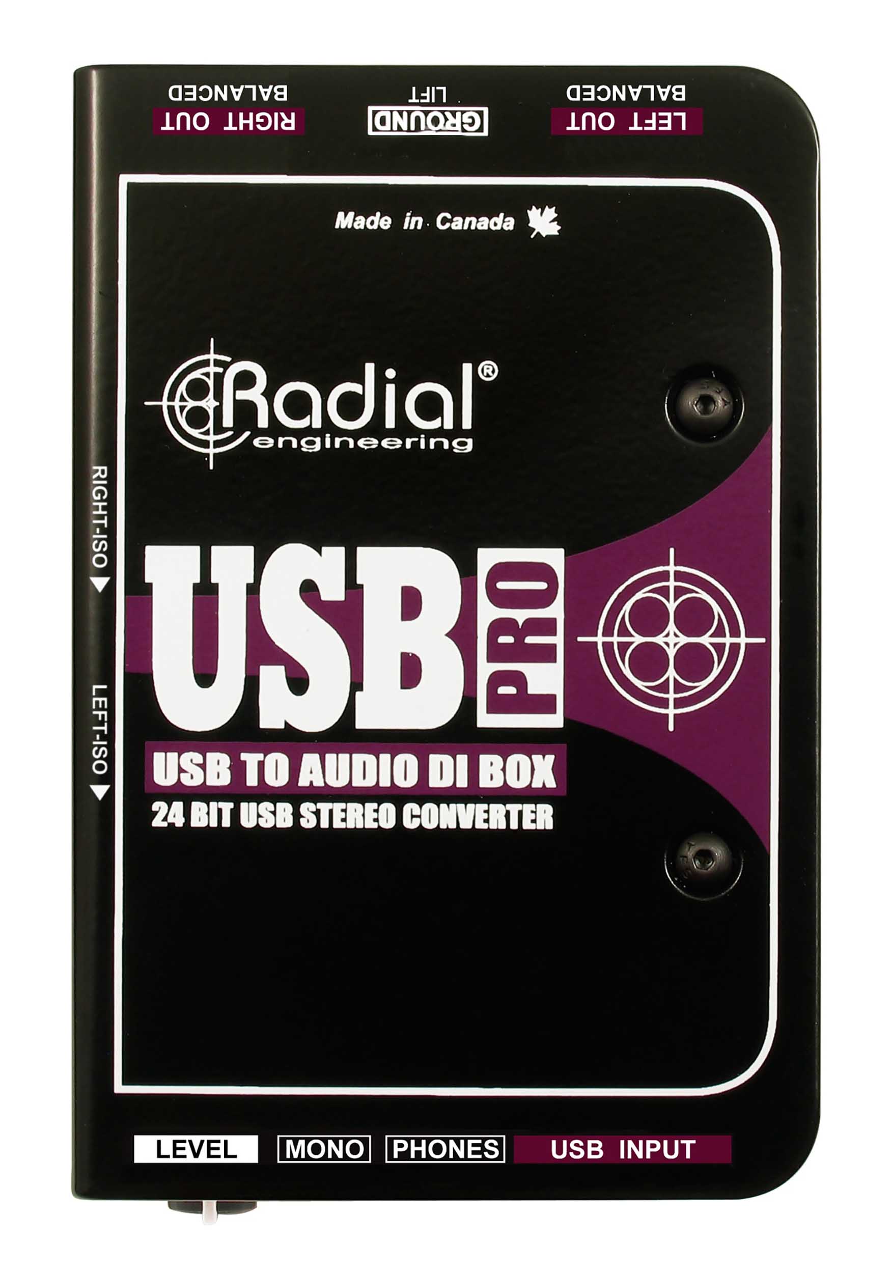 Radial Engineering USB-Pro Stereo USB Laptop Direct Box by Radial Engineering