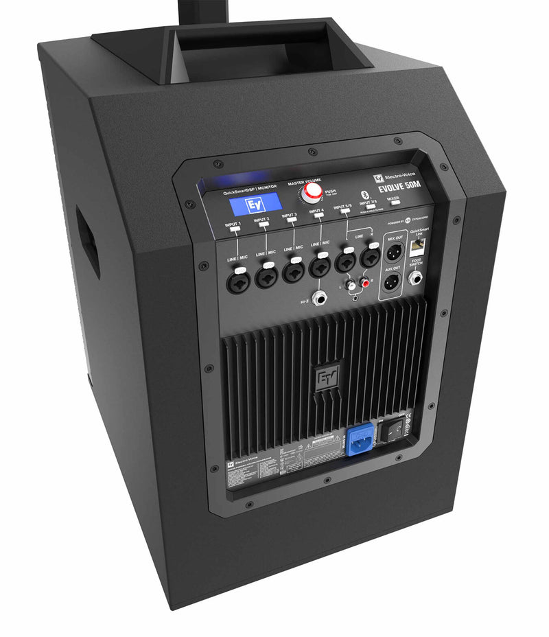 Electro-Voice EVOLVE50M-SB-US Subwoofer with Mixer In Black (Subwoofer Only) by Electro-Voice