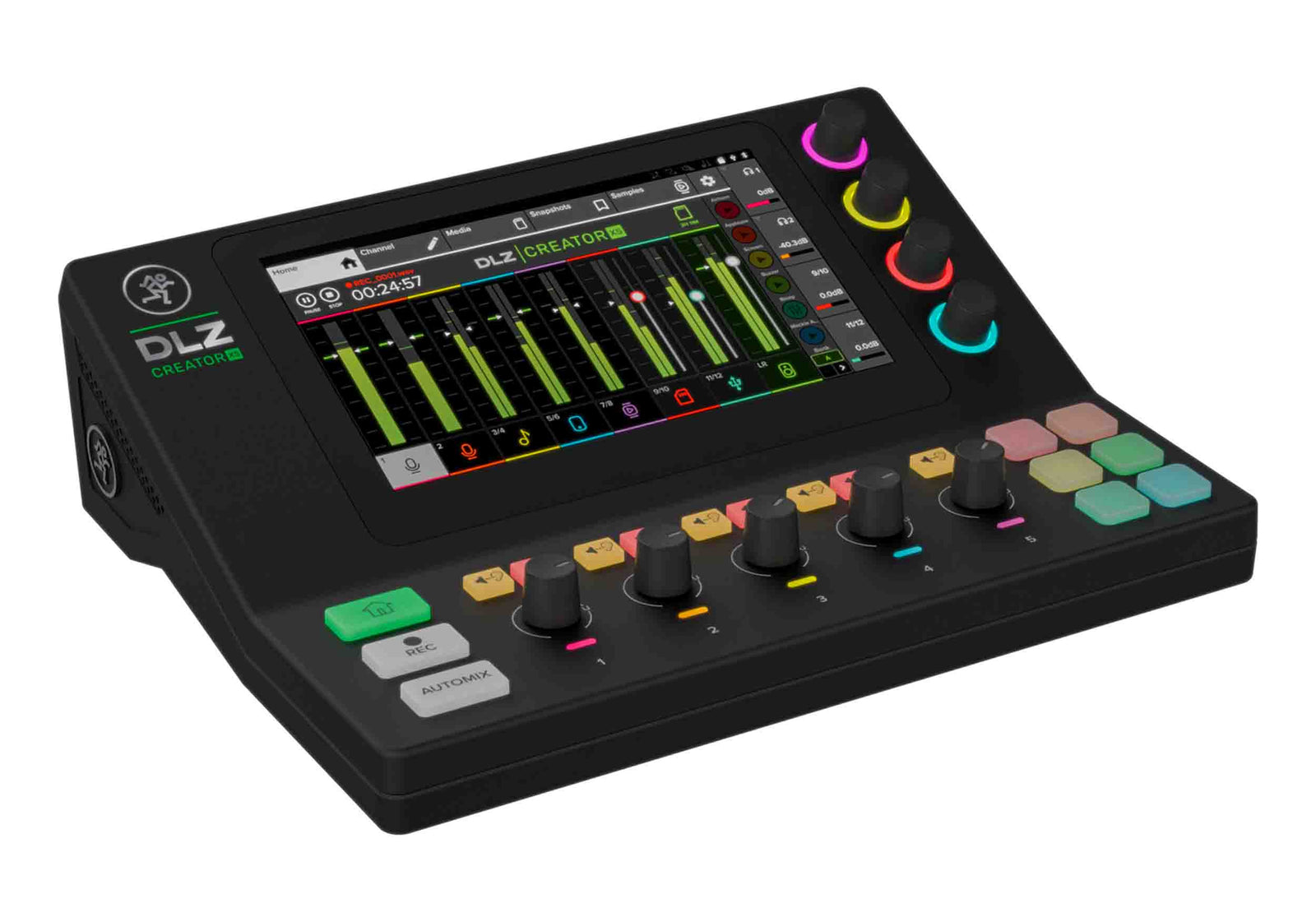 Mackie DLZ Creator XS Compact Adaptive Digital Mixer for Podcasting and Streaming by Mackie